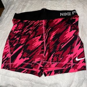 HOT PINK NIKE PRO SHORTS